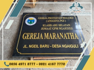 Nameboard Granit Nameboard Granit