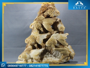 Patung Ikan Koki Onyx