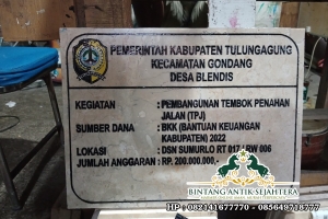 Prasasti BASTA Marmer Tulungagung