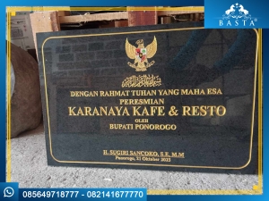 Prasasti Peresmian Gedung Prasasti Peresmian Gedung