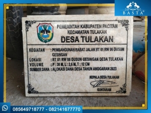 Prasasti Marmer Tulungagung Prasasti Marmer Tulungagung