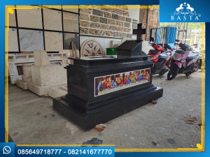 Makam Kristen Granit Hitam
